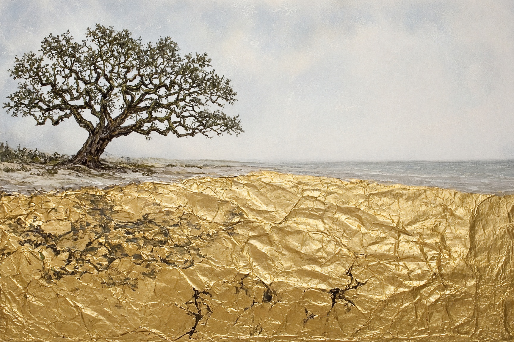 Gold Beach Scene